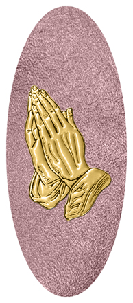 Gold Praying Hands Shimmer Orchid